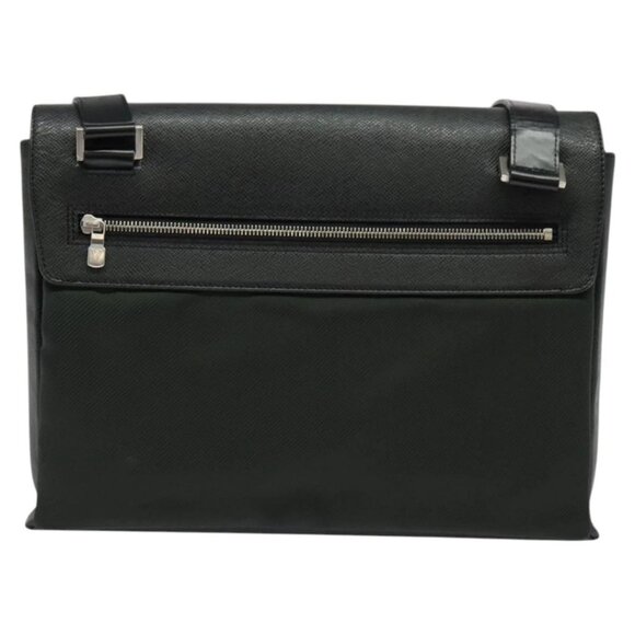 LOUIS VUITTON Taiga Saratov GM Shoulder Bag Ardoise M30882 LV Auth bs27760 - Picture 2 of 16